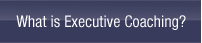 What is execuative coaching?